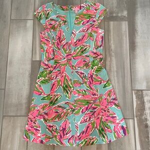 Lilly Pulitzer Briella In The Vias Dress Multicolor Floral Women’s Medium